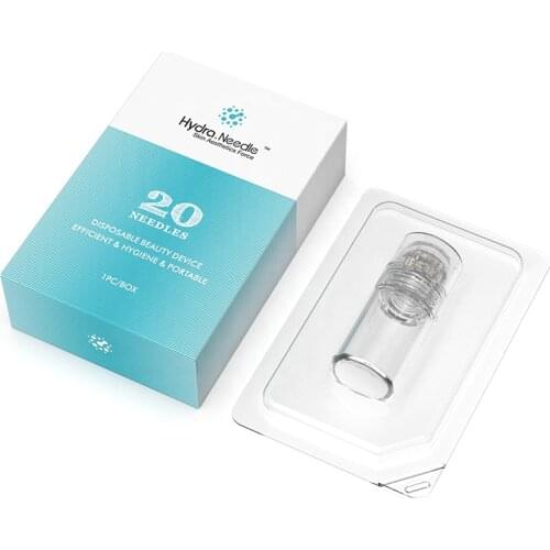 New Hydra Needle HN 20 Titanium Microneedle Hyaluronic Acid Pen Stamp All In One Serum Derma Skin Care Beauty Tools For Home Use