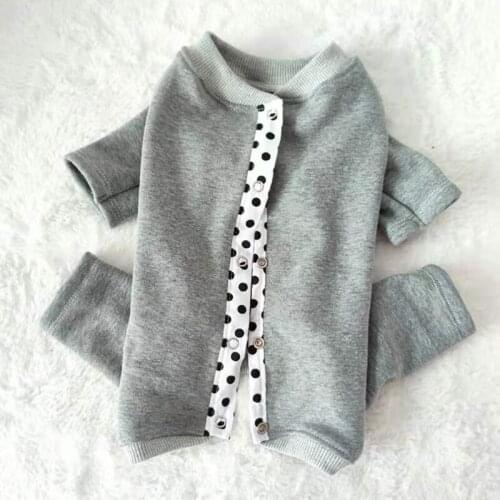 Girl Dog Clothes Jumpsuit Female Dog Clothing Pajamas Winter Puppy Costume Apparel Poodle Bichon Schnauzer Pet Outfit Garment