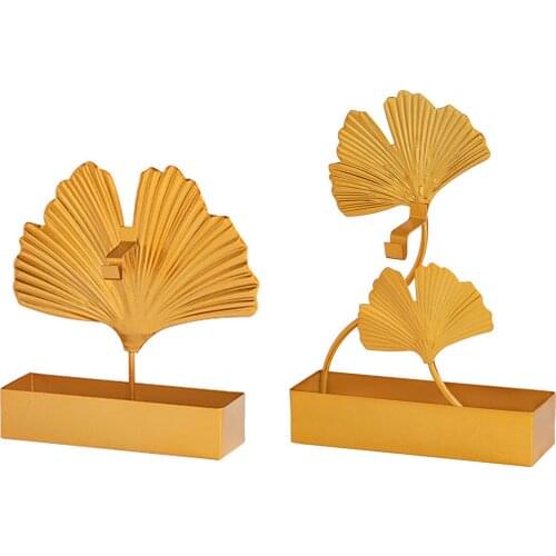 Ginkgo Leaf Mosquito Coil Holder Metal Golden Leaf Shaped Sandalwood Tray Holder Home Ornament Tabletop Decoration upgrade