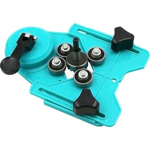 Adjustable 4-83mm Drill Bit Glass Tile Hole Saw Core Bit Guide Openings Locator