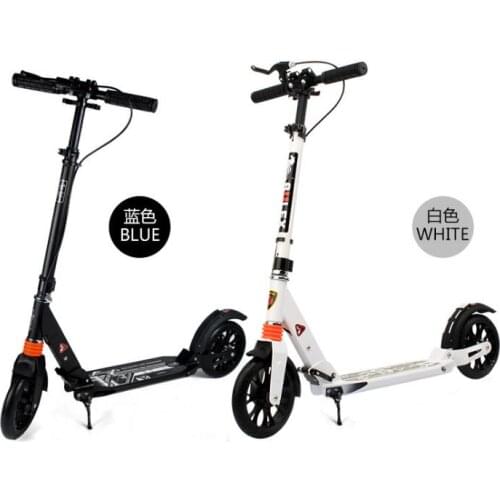 Aluminum alloy Folding Foot Scooter shock absorption Kick Scooter Urban scooters with Brake