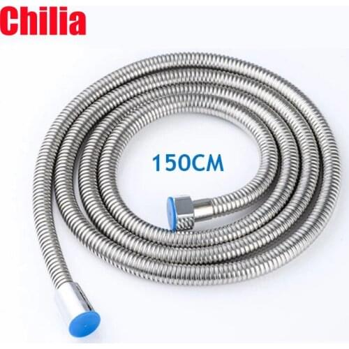 General Flexible Soft Water Pipe 1.5m/2m Rainfall Common Shower Hose Chrome Plating Shower Pipe Bathroom Accessories