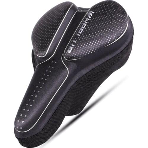 Thickened Comfortable Silicone Bicycle Saddle MTB Mountain Road Bike Cycling Quick Release Breathable Soft Bike Seat Cushion