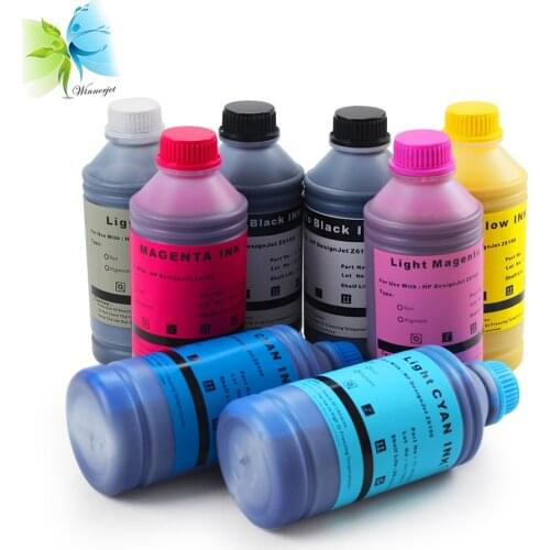 Winnerjet 6 liters uv pigment ink for HP Z6100 plotter best printing ink for HP 91