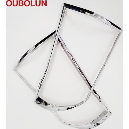 Fit For Mercedes Vito W447 2014-2016 2017 W447 Chromed ABS Rear Light Taillight Tail Lamp Trim Mouldings 2pcs