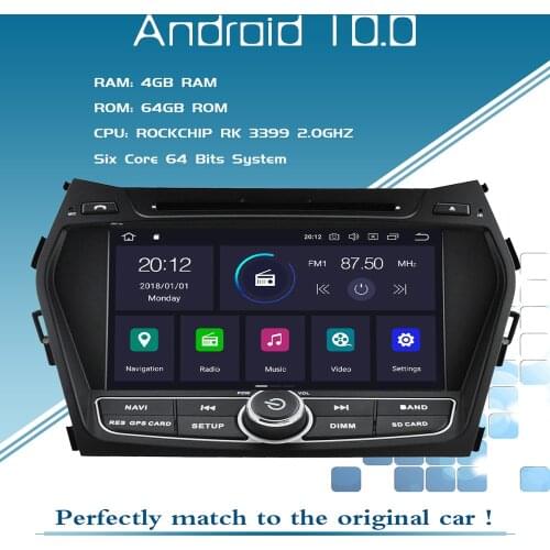 Car Multimedia Player For Hyundai IX45 Santa Fe 2013 + Android Radio GPS Navigation Screen Stereo Head Unit Touch Screen Audio
