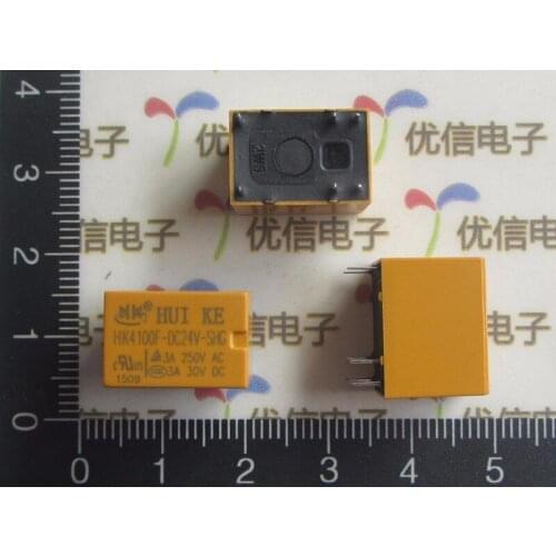 Free shipping with tracking number brand new 100pcs high Quality Original HK4100F-DC24V-SHG 3A 24V 6PINS