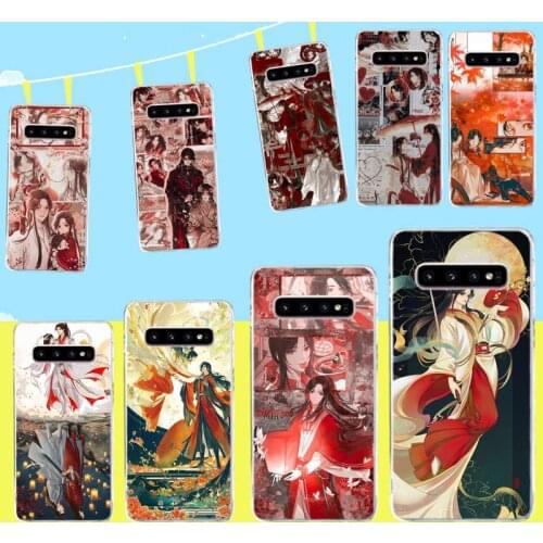 Aesthetic Chinese style Tian Guan Ci Fu Phone Case for Samsung S9 plus S5 S6 S7 edge S8 S10 plus