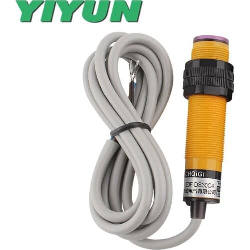 E3F-DS30C4 Infrared diffused photoelectric switch E3F-DS30C4 three-wire NPN normally open proximity sensor 24V