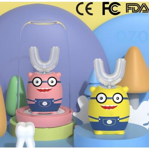 Smart Ultrasonic 360 Degree XIOMI Electric Toothbrush Toothbrush Cartoon Pattern Children U Silicone Toothbrush