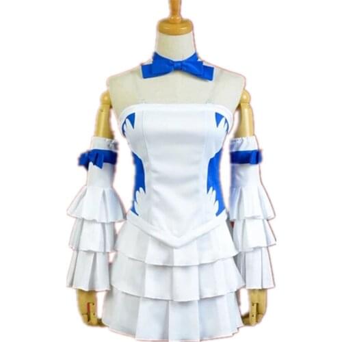 Free Shipping! Fairy Tail Juvia Lockser Cosplay Costume ,Perfect Custom For you