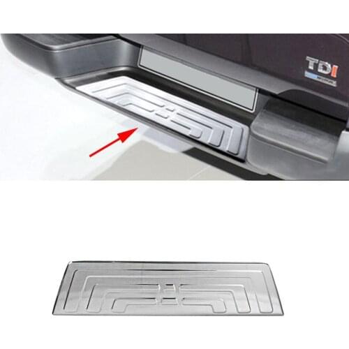 Chrome Rear Bumper VW Amarok Threshold (Cz) and after 2010