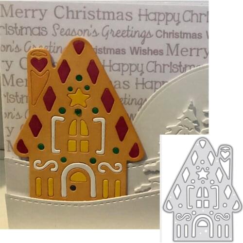 Beautiful House Craft Metal Cutting Dies Stencil Template Scrapbooking Paper Album Making Cards Embossing Die Cuts 2020