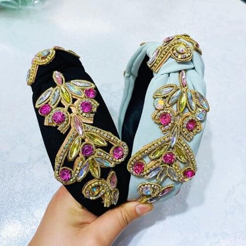 Wide Top and Knotted Hair Bands For women Headband Solid Color Fabric Headband Girls Hair Hoop, Hair Accessories