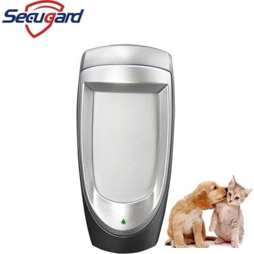 SECUGARD Wired Motion Detector Infrared PIR Sensor Outdoor Waterproof PET immune DC 12V For Home Burglar Security Alarm System