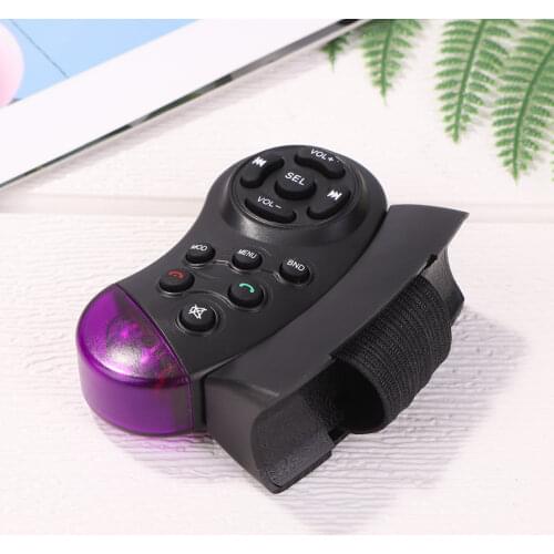 11-Key Car Navigation Music Player Radio Auto Accessories Wireless Steering Wheel Remote Control for Car Radio AAA Battery