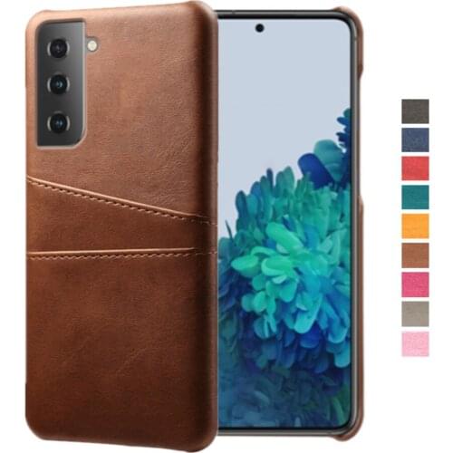 Luxury Retro PU Leather Cover For Samsung Galaxy S21 FE S21fe Capa Card Slots Wallet Case For Samsung S21 Fan Edition Lite Funda