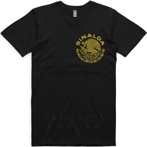 Sinaloa Mens Shirt Mexico T-Shirt Black Tomateros Shirts SIN S M L XL 2XL NEW