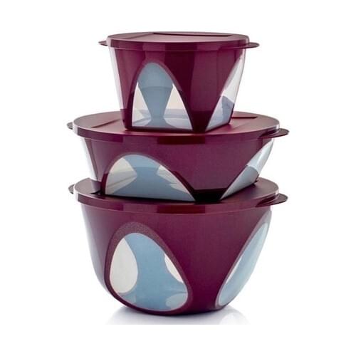 Tupperware Passion Set 3 Piece Storage Container