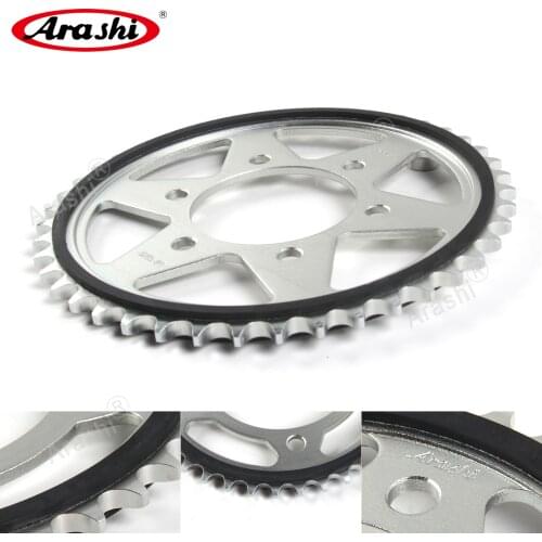 Arashi 44T 525 Pitch Rear Sprocket For KAWASAKI Z900 / ZR900 / ABS 2017 2018 2019 Z 900 Motorcycle Wheel Gear Chain Sprockets