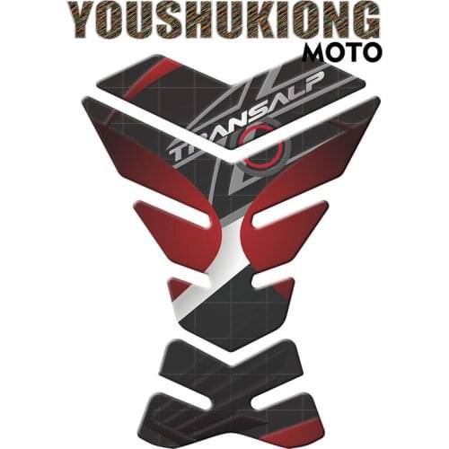 For TRANSALP Motorcycle Protection TANK Pad Protector Stickers Decal Gas Cap Emblem Badge Logo Fairing Fender