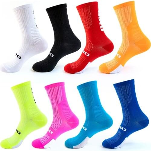 Women Men High Professional Brand Quality Sports Socks Breathable Road Cycling Socks Outdoor Sports Racing Cycling Socks