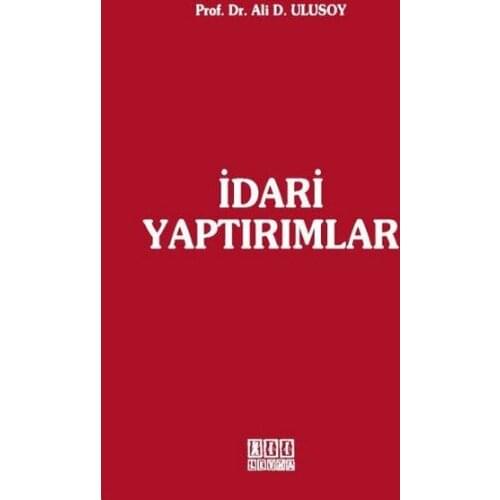 Administrative Sanctions. Ali D. Ulusoy.On Two Sheet Yayıncılık