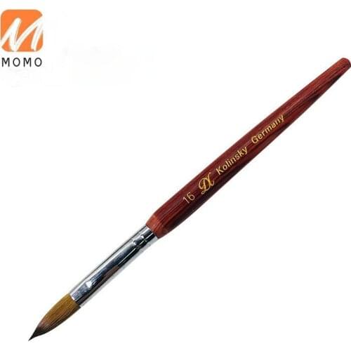 Pure Mink Hair Acrylic Powder Extension Carved Nail Art Crystal Pen The Standby Convenient Family High Quality and Durable