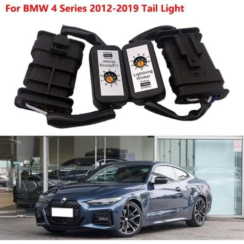 Car Dynamic Tail Light Turn Signal Indicator LED Taillight Add-on Module Cable Wire For BMW 4 Series 2012 2013 2014 2015 ~2019
