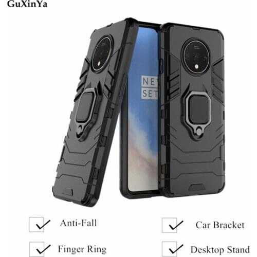 Phone Case For Oneplus 7T Cases Luxury Armor Magnetic Ring Cover For Oneplus 7T Fundas For Oneplus 8T 7T Pro Coque Bumper