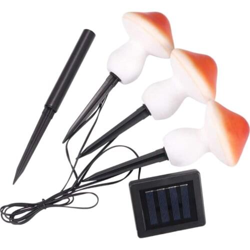 Solar Mushroom Lights Outdoor Garden Stake Lights Solar Mushroom Light Outdoor Waterproof Solar LED Mushroom Lamp Lights