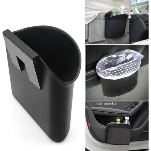 Hot New CarTrash Holder Garbage Bin Rubbish Storage Supplies Universal Box Travel Wholesale Trash Auto Container Can Cleani