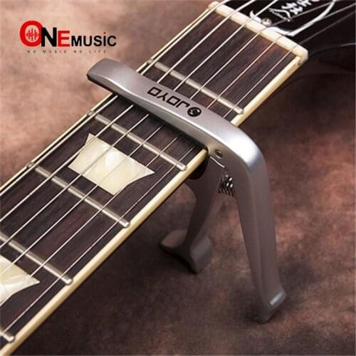 Joyo Guitar Capo JCP-02 Silver Opener Clamp On Neck Capo for Acoustic Electric Guitar