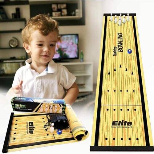 Desktop Bowling Game Curling Game Tabletop Curling Game Funny Portable Puzzle Fun Educational Game Leisure Toys for Kids