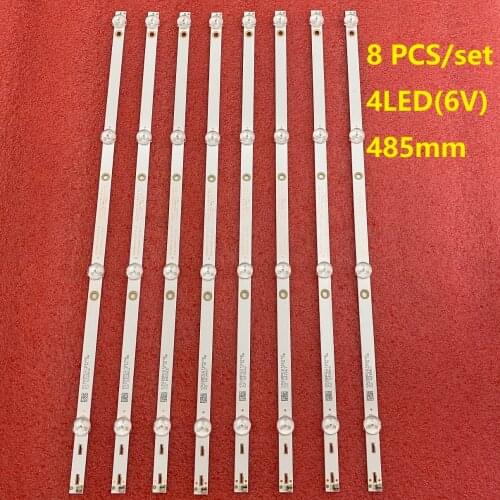 New Original 8 PCS/set LED backlight strip For Polaroid P50FN0117K P50FN117K K500WDC2 K500WDC2178059 4708-K50WDC-A2113N01