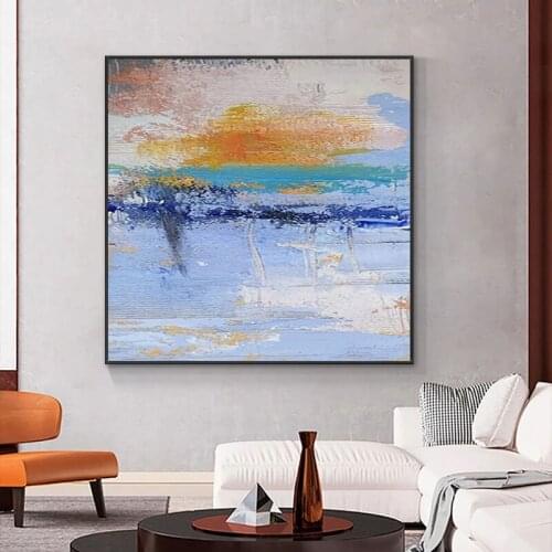 New Arrivals Hand Painted High Quality Big Size Abstract Oil Painting on Canvas Kinds of Abstract Acrylic Painting for Wall Art