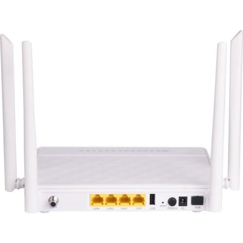 Optical Network Unit 4G/5G ONU ONT EPON GPON BT-713XR 4GE+2.4G/5.8G WIFI+1USB+CATV SC APC UPC Interface English Version