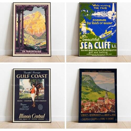 Tarentaise Valley Poster Print| Gallery Wall Prints| Canvas Print Wall Art| France Vintage Travel Posters | Poster Art