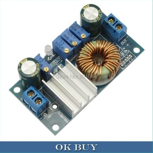 DC/DC Buck Converter 5A CC CV 6-36V To 2V-32V MPPT Step-down Voltage Constant Current Solar Charging Panels Controller