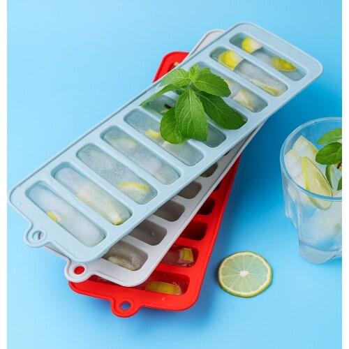 Silicone Ice Cube Mold Long Strip Summer Diy Ice Cube Maker Tray Chocolate Baking Ice Cream Mold Bar Accessories Cake Tools