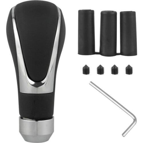 Universal Car Shift Lever Automotive Modified Gear Shift Knob Shifter Handle With Adapter Auto Accessories For BMW Toyota Suzuki