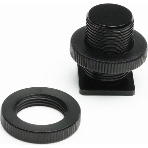 1/4" 5/8" Hot Cold Shoe Mount Screw fr XLR Microphone Camera Carbon Fiber Mic Rod Holder Suspension Shock Bracket Adapter