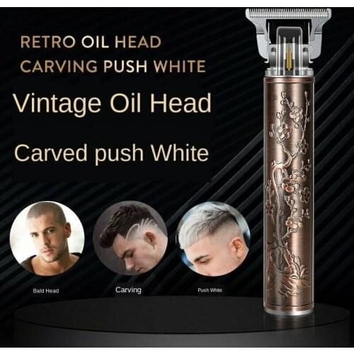 2021 New Rechargeable Hair Clipper Electric Hair Trimmer Cordless Shaver Trimmer 0mm Men Barber Hair Cutting Machine for Men