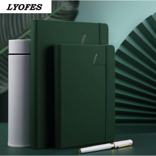 360 Pages Thick Paper Notebook Notepad Wax Sense Leather Diary Book Journals Agenda Planner School Office Stationery Supplies