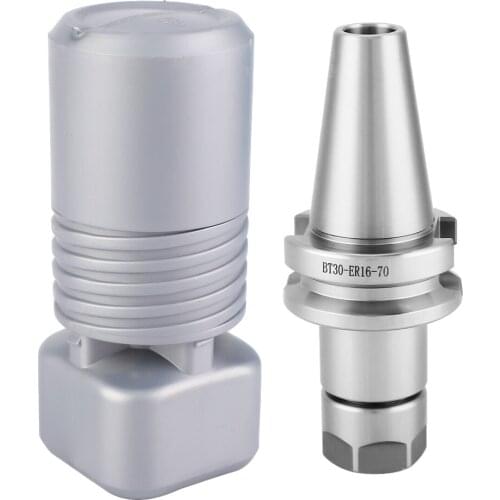 BT30-ER16-70 Steel High-Speed Collet Chunk CNC Mill Holder 10000rpm It Has High Heat Strength The Nut Is Designed