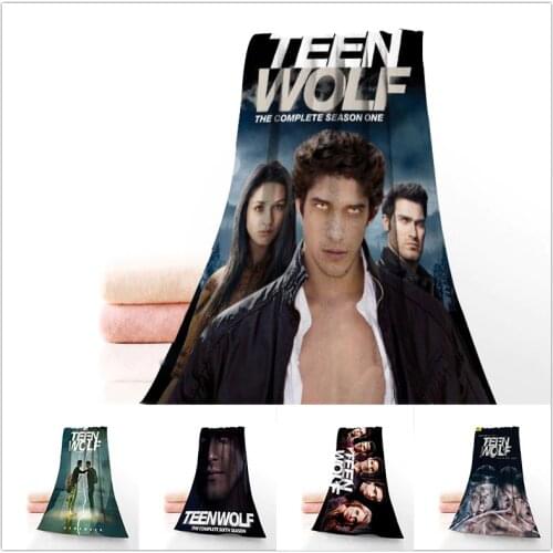 Hot Sale Custom Teen Wolf 35x75cm And 70x140cm Daily Exercise Fitness Fast Dry Face Bamboo Fiber Towel