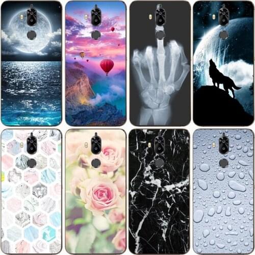 For TP-LINK NEFFOS X9 TP913A Case Rose Wolf Cute Patterned Cover Soft Silicon Phone Case for Neffos X9 TP913A Top Quality