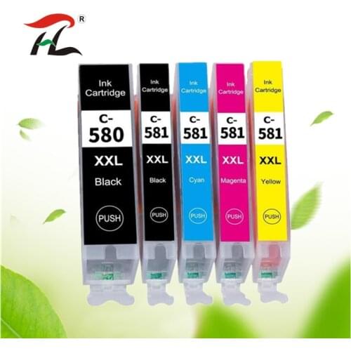 For canon 580 581 PGI-580 CLI-581 PGI580 580XL ink cartridge For canon PIXMA TR7550 TR8550 TR 7550 TS6150 TS6151 TS 6150 printer