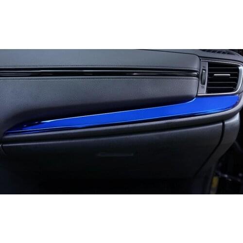 For Honda CRV 2017 Stainless Steel Car Center Console Control Panel Cover Trim Interior Decoration Car Styling Auto Accessories