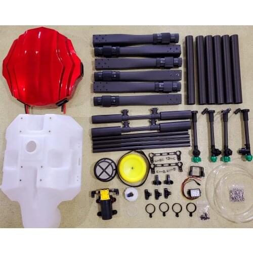 SA616 V2 six-axis waterproof agricultural spray drone flight platform 16L 1650mm wheelbase hexacopter spray drone frame kit